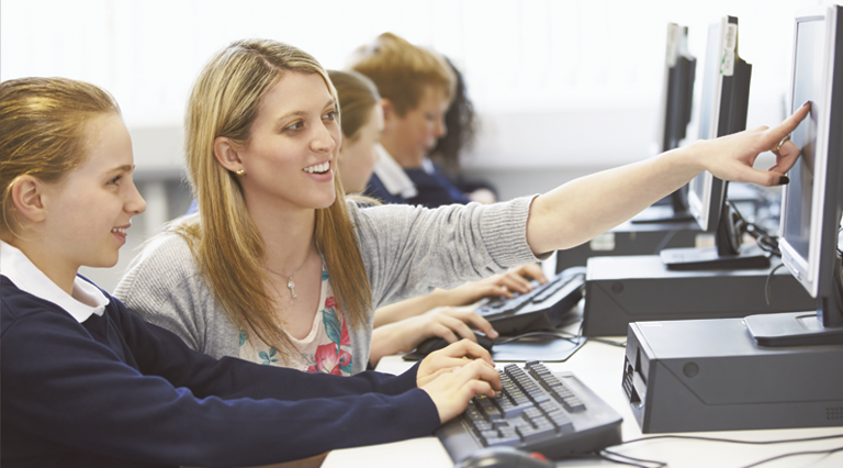techer and student image